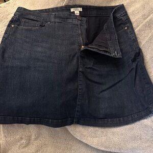 Wild Fable Dark Blue Denim Skort